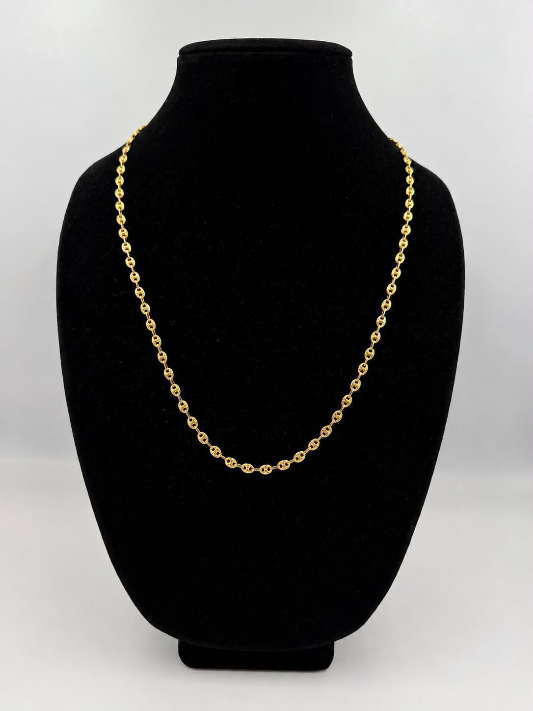 18K Italian Gold Gucci Link Chain | 18g | 60cm