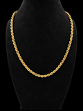 18K Italian Gold San Francisco Rope Chain | 15.5g | 55cm