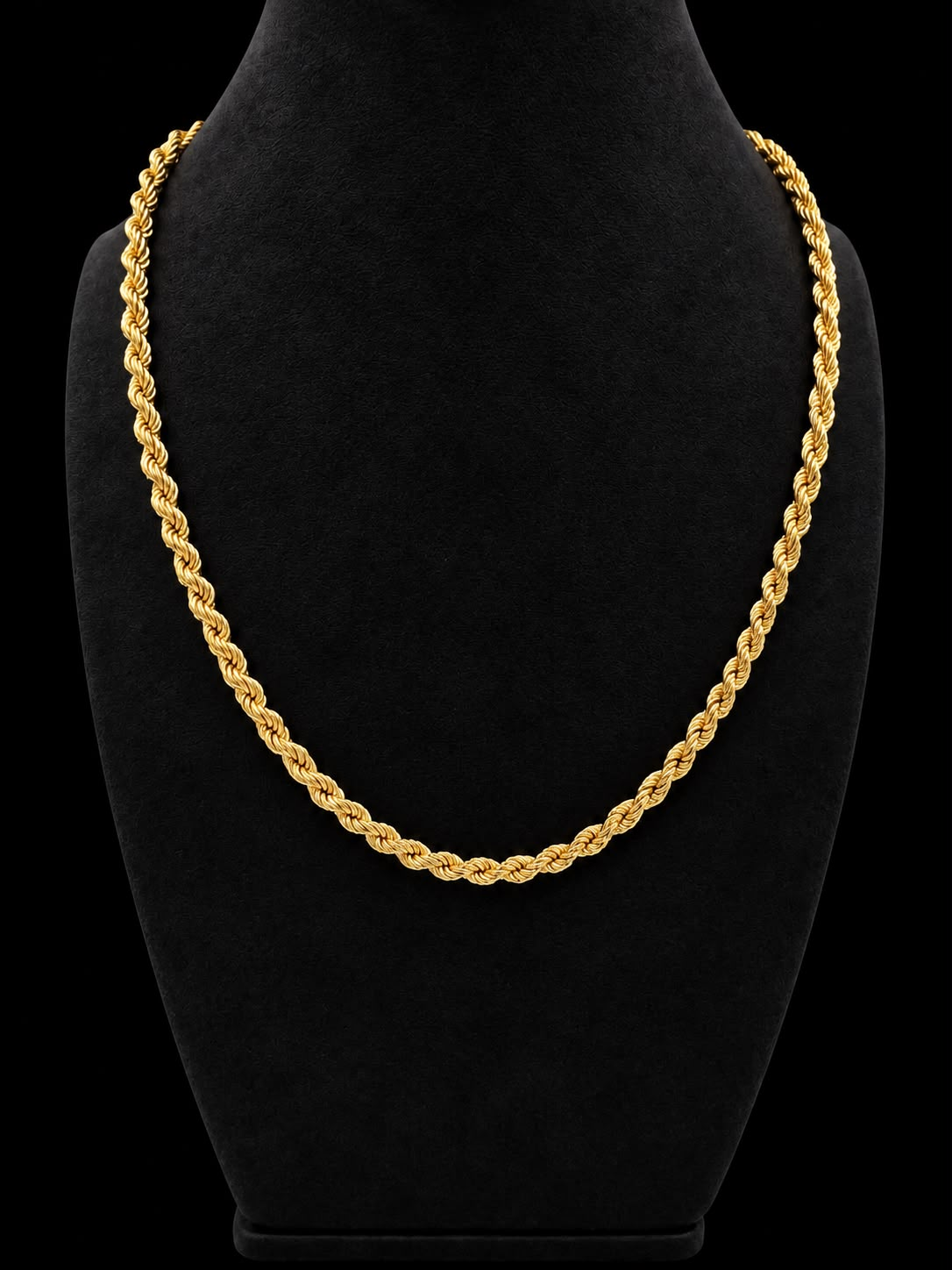 18K Italian Gold San Francisco Rope Chain | 15.5g | 55cm