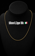 18K Italian Gold Military Chain | 6.3g | 50cm