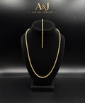 18K Italian Gold San Francisco Set | Chain & Bracelet | 11.3g